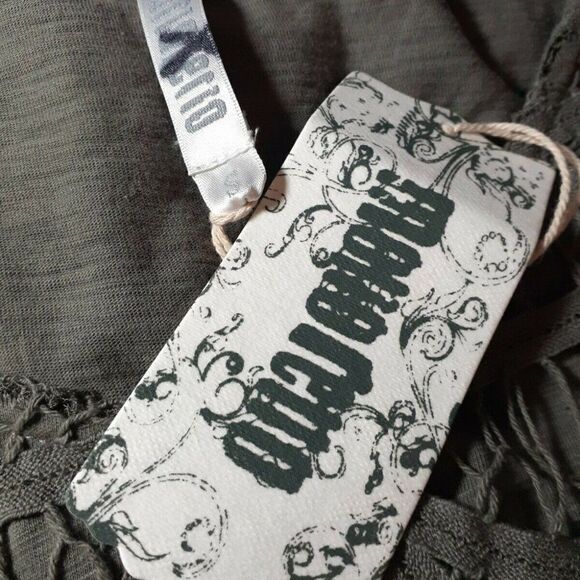 Monoreno Tunic Brown Embroidered Hippy Boho Chic‎ - Picture 9 of 9